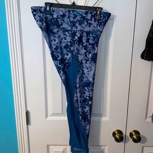 Teal Under Armour Leggings, Size: XL